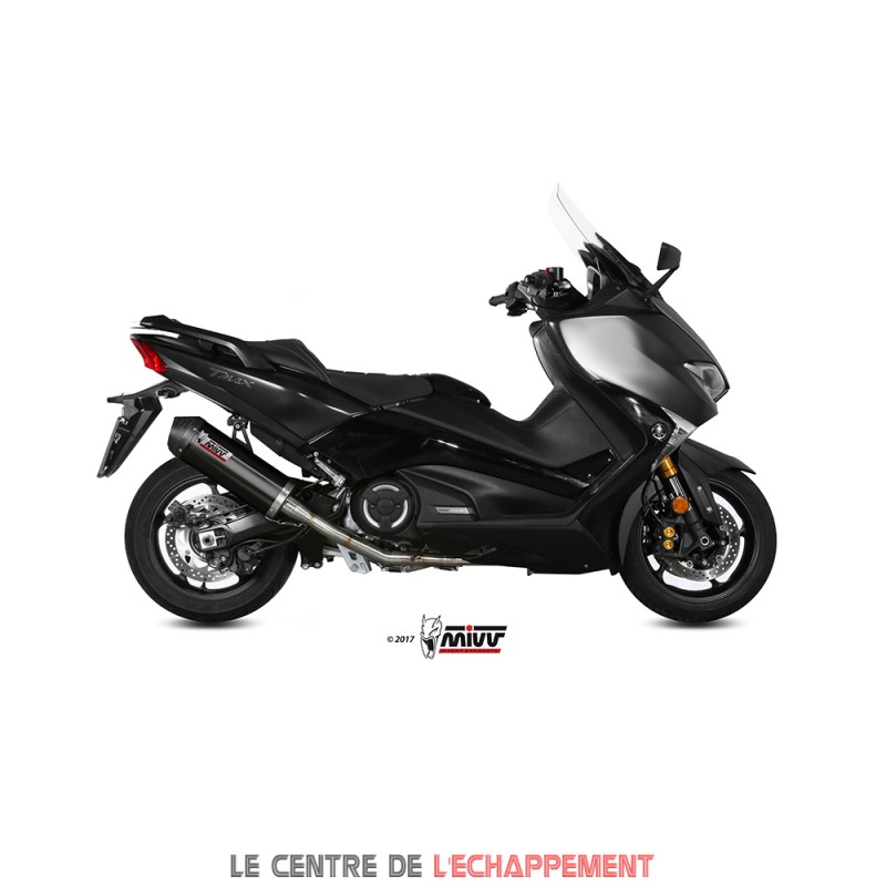 Ligne Complète MIVV SPORTLINE Steel Black Adapt.Yamaha T-MAX 530 (Euro 4) 2017-...