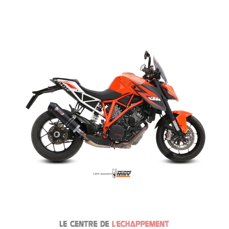 Silencieux MIVV SPORTLINE ovale court Adapt.KTM 1290 SUPER DUKE 2014-...