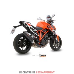 Silencieux MIVV SPORTLINE ovale court Adapt.KTM 1290 SUPER DUKE 2014-...