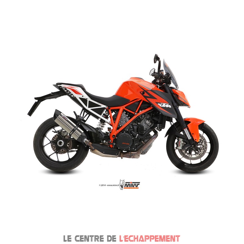 Silencieux MIVV SUONO Adapt.KTM 1290 SUPER DUKE 2014-...