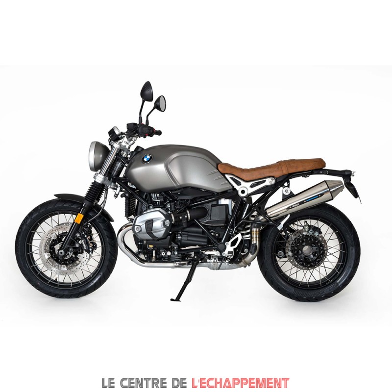 Silencieux BOS TAPER conique passage haut BMW R NINE T SCRAMBLER 2016-...