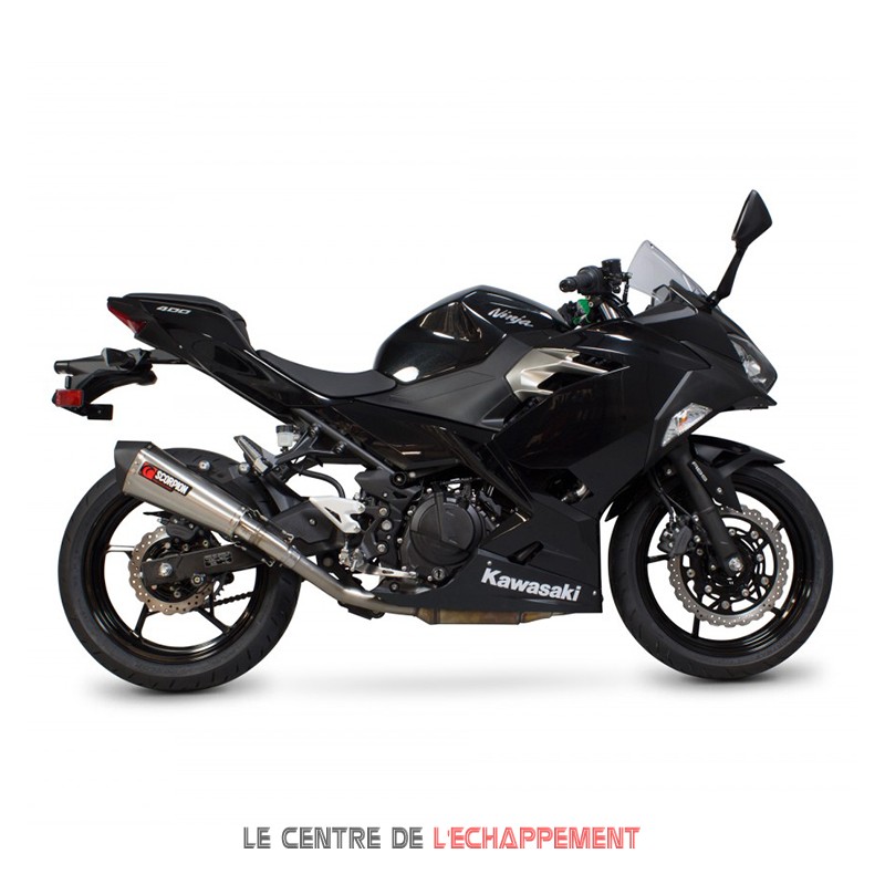 Silencieux SCORPION Serket conique Kawasaki Ninja 400 2018-...