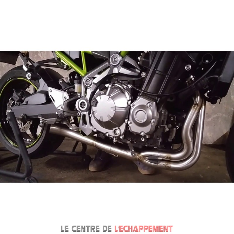 Collecteur Sans Catalyseur Akrapovic Pour Kawasaki Z 900 2017 2019 