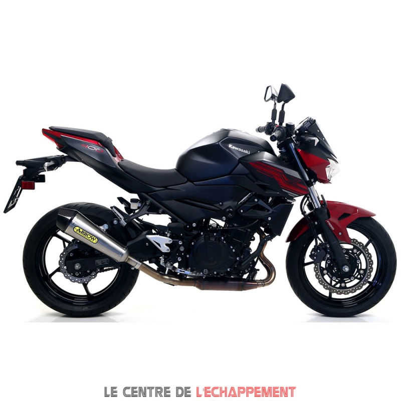 Silencieux ARROW X-Kone Kawasaki Z 400 2019-... Coupelle Carbone