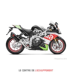 Ligne Complète AKRAPOVIC Evolution Line Aprilia RSV4 RR / RSV 4 RF 2015-... Coupelle Carbone