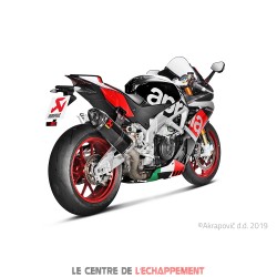 Ligne Complète AKRAPOVIC Evolution Line Aprilia RSV4 RR / RSV 4 RF 2015-... Coupelle Carbone