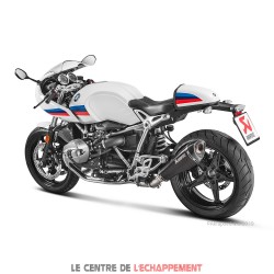 Silencieux AKRAPOVIC Slip-On BMW R NINE T 2014-... et R NINE T SCRAMBLER 2016-... Coupelle Carbone