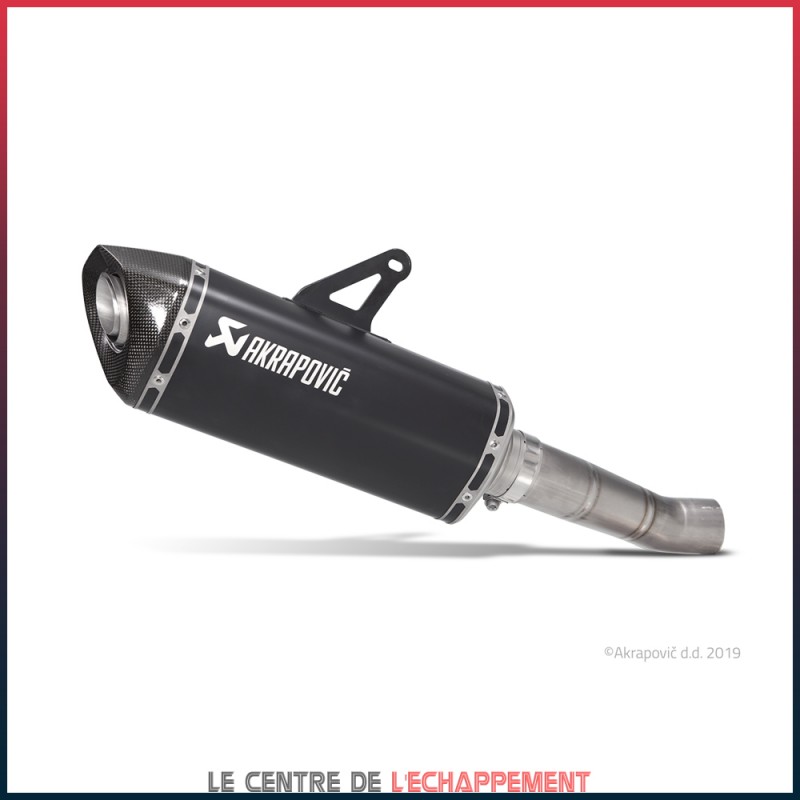 Silencieux AKRAPOVIC Slip-On Racing Ducati MONSTER 821 / 1200 / 1200 R / 1200 S Coupelle Carbone