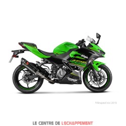 Silencieux AKRAPOVIC Slip-On Racing Kawasaki NINJA 400 2018-... Et Z 400 2019-... Coupelle Carbone