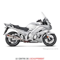 Silencieux AKRAPOVIC Slip-On Yamaha FJR 1300 2013-... Coupelle Carbone