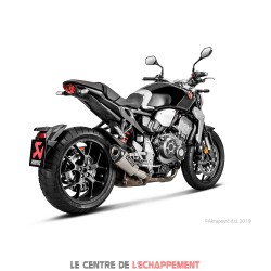 Ligne Complète AKRAPOVIC Slip-On Conique Honda CB 1000 R 2018-... Coupelle Carbone