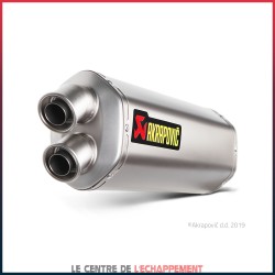 Silencieux AKRAPOVIC Slip-On Honda CRF 1000 L AFRICA TWIN ADVENTURE SPORT 2018-...