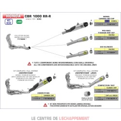 Ligne Complète ARROW PRO-RACE Honda CBR 1000 RR 2020-...