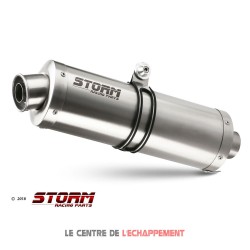 Silencieux Storm OVAL Adapt. HONDA XRV 750 AFRICA TWIN 1993-2005