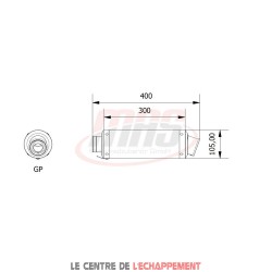 Ligne Complète MIVV GP YAMAHA T-MAX 500 2001-2007