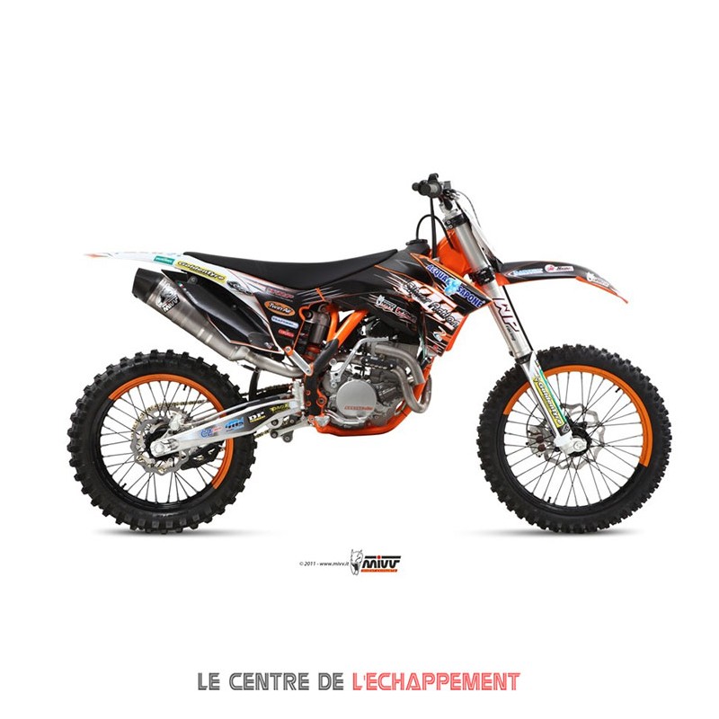 Ligne Complète MIVV OVAL KTM SX-F 250 2010-2011