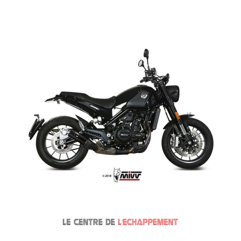 Silencieux MIVV DOUBLE GUN BENELLI LEONCINO 500 2017-...