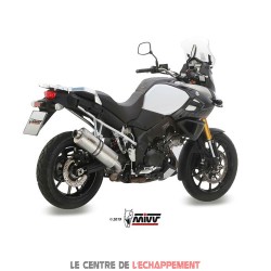 Silencieux MIVV OVAL SUZUKI DL 1000 V-STROM 2014-2019