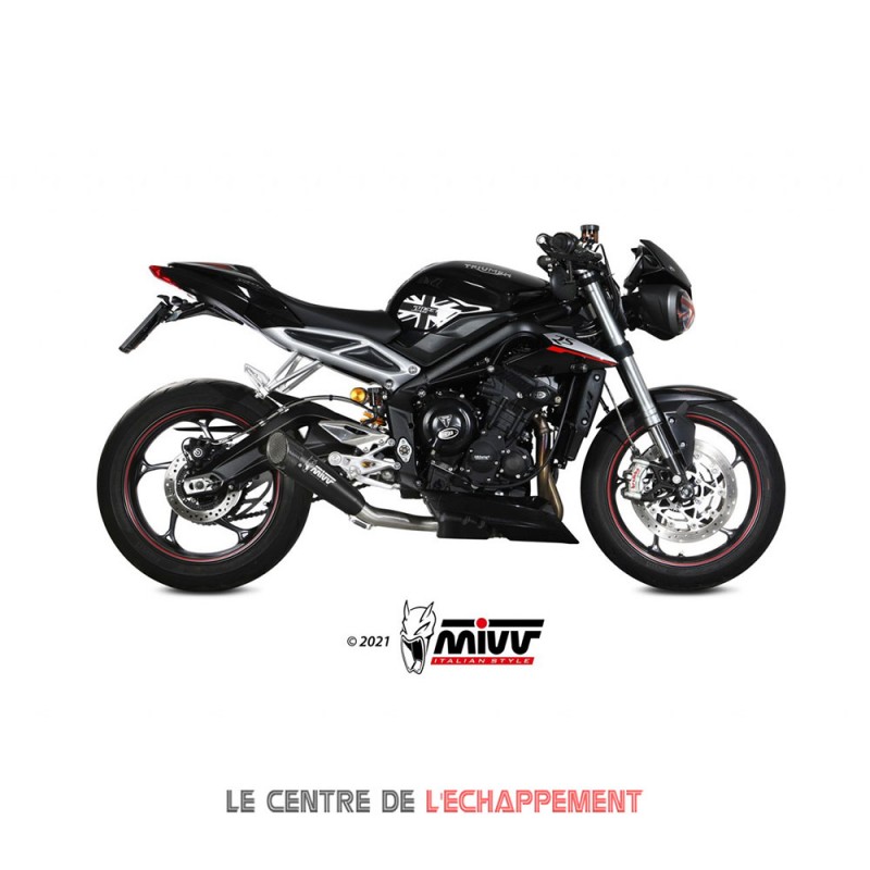 Silencieux MIVV X-M5 TRIUMPH STREET TRIPLE 660 S 2017-2022