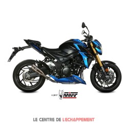 Silencieux MIVV DOUBLE GUN SUZUKI GSX 750 S 2017-2021