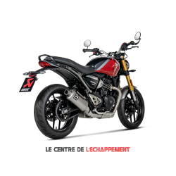 Silencieux Akrapovic Slip-on Triumph Speed 400 et Scrambler 400 X 2024-...