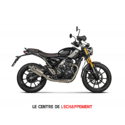 Silencieux Akrapovic Slip-on Triumph Speed 400 et Scrambler 400 X 2024-...