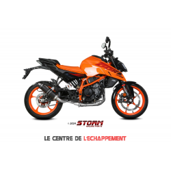 Silencieux STORM Slip-on GP KTM 125 et 390 Duke 2024-...