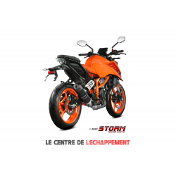 Silencieux STORM Slip-on GP KTM 125 et 390 Duke 2024-...