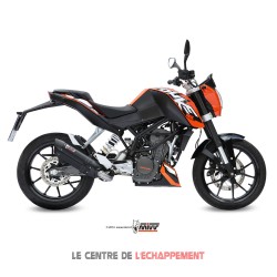 Demi ligne MIVV SUONO (coupelle carbone) KTM 125 DUKE 2011-2016