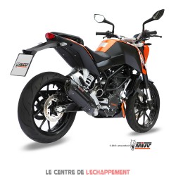 Demi ligne MIVV SUONO (coupelle carbone) KTM 125 DUKE 2011-2016